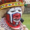 De dames uit Papua Nieuw Guinea doen veel met make-up
